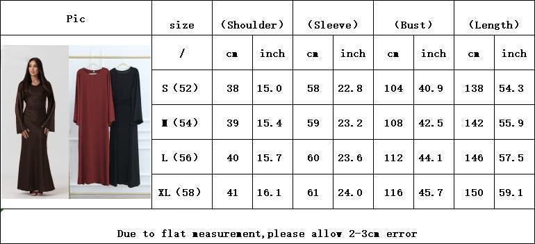 HA6491 Elegant Bell Sleeve Maxi Dress