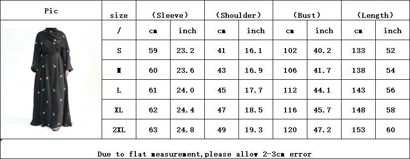 HA5871 Flower Embroidered Two-piece Dress | Elegant Swing + Belt Design