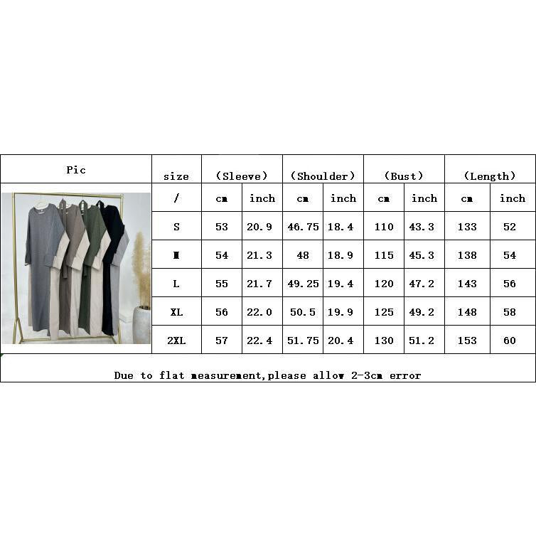 HA5606 Stylish Patchwork Robe - Cardigan and Dress Style