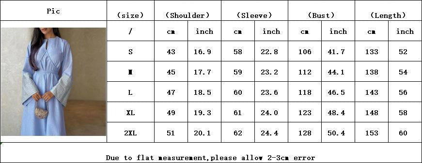 HA6490 Embroidered Panel Sleeve Long Dress
