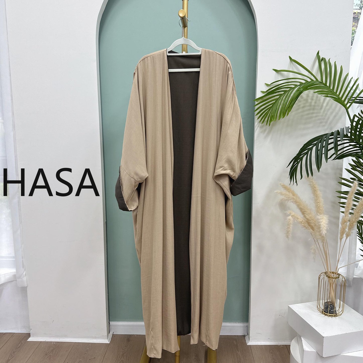 HASA HA4827 Reversible and versatile elegant robe