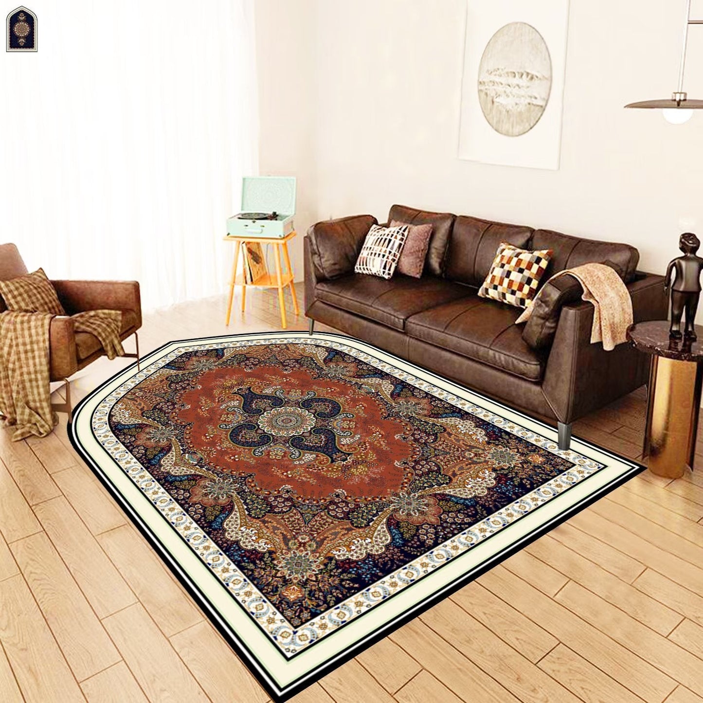 HAYA HA1158 Worship Carpet Kneeling Mat Worship Carpet Prayer Floor Mat