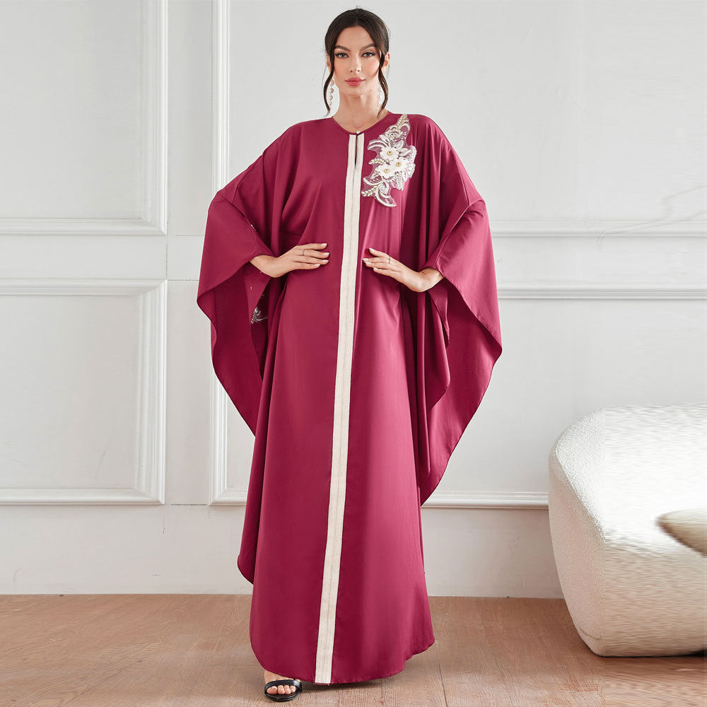 HAYA HAYA1087 New Style Elegant Decal Dress Robe