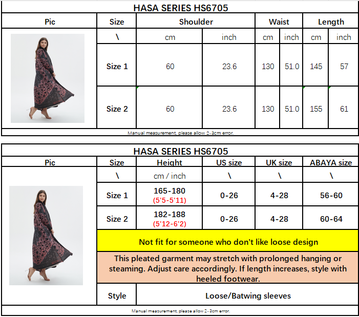 HS6705 Midnight Blush , Intricate Patterned Abaya for Ramadan