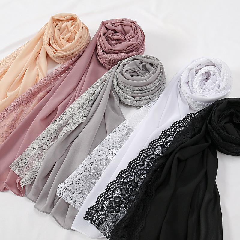 HAYA HA1125 New Pearl Chiffon Lace Lace Headband
