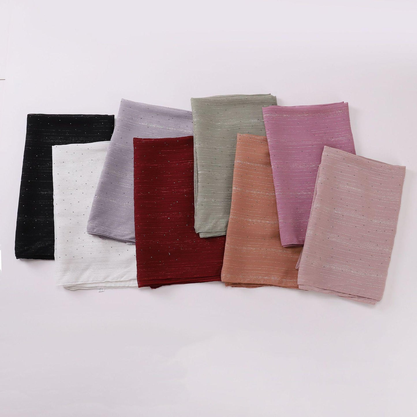 HAYA HA1114 All Over The Sky Hot Drilling Long Scarf Hijab