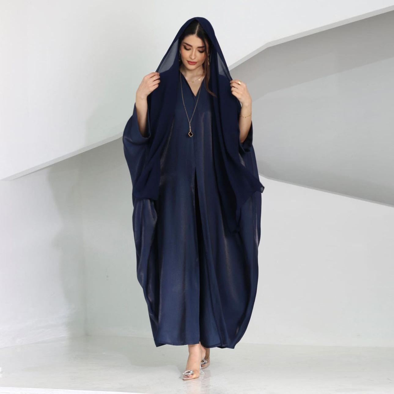 HAYA HAYA0725 Bat-sleeved Robe Women's Abaya