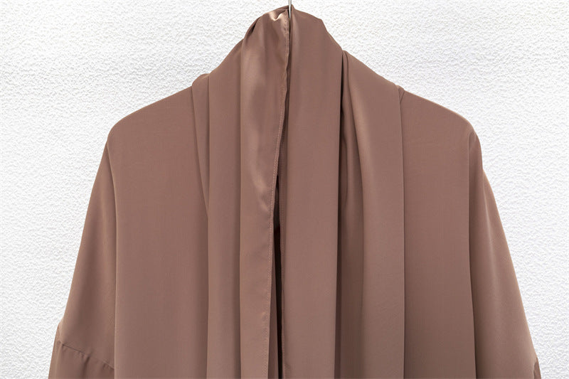 HAYA10049  New Middle East Dubai Turkish Robe Dress with Hijab hoody abaya