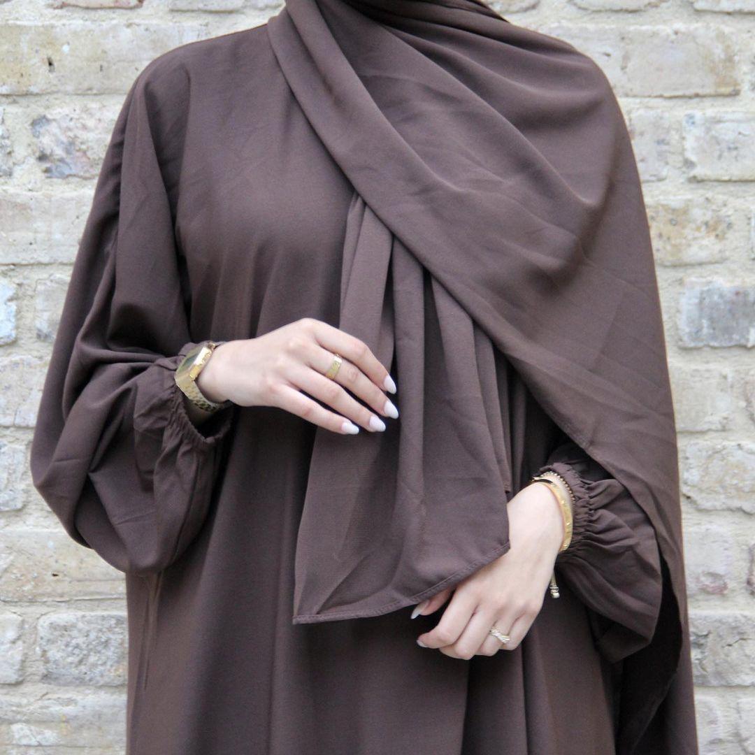 New Middle East Dubai Turkish Robe Dress with Hijab hoody abaya