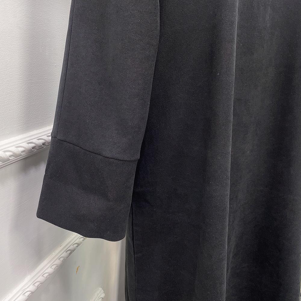 HAYA HAYA1011 Solid Color Tunic Dress