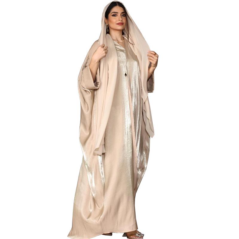 HAYA HAYA0725 Bat-sleeved Robe Women's Abaya