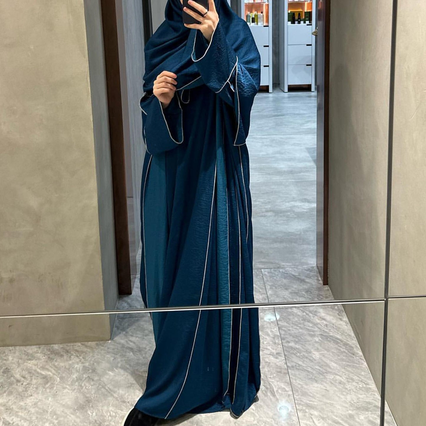 HAYA HAYA0933 3 Pcs Set Cardigan+Inner Dress+Hijab