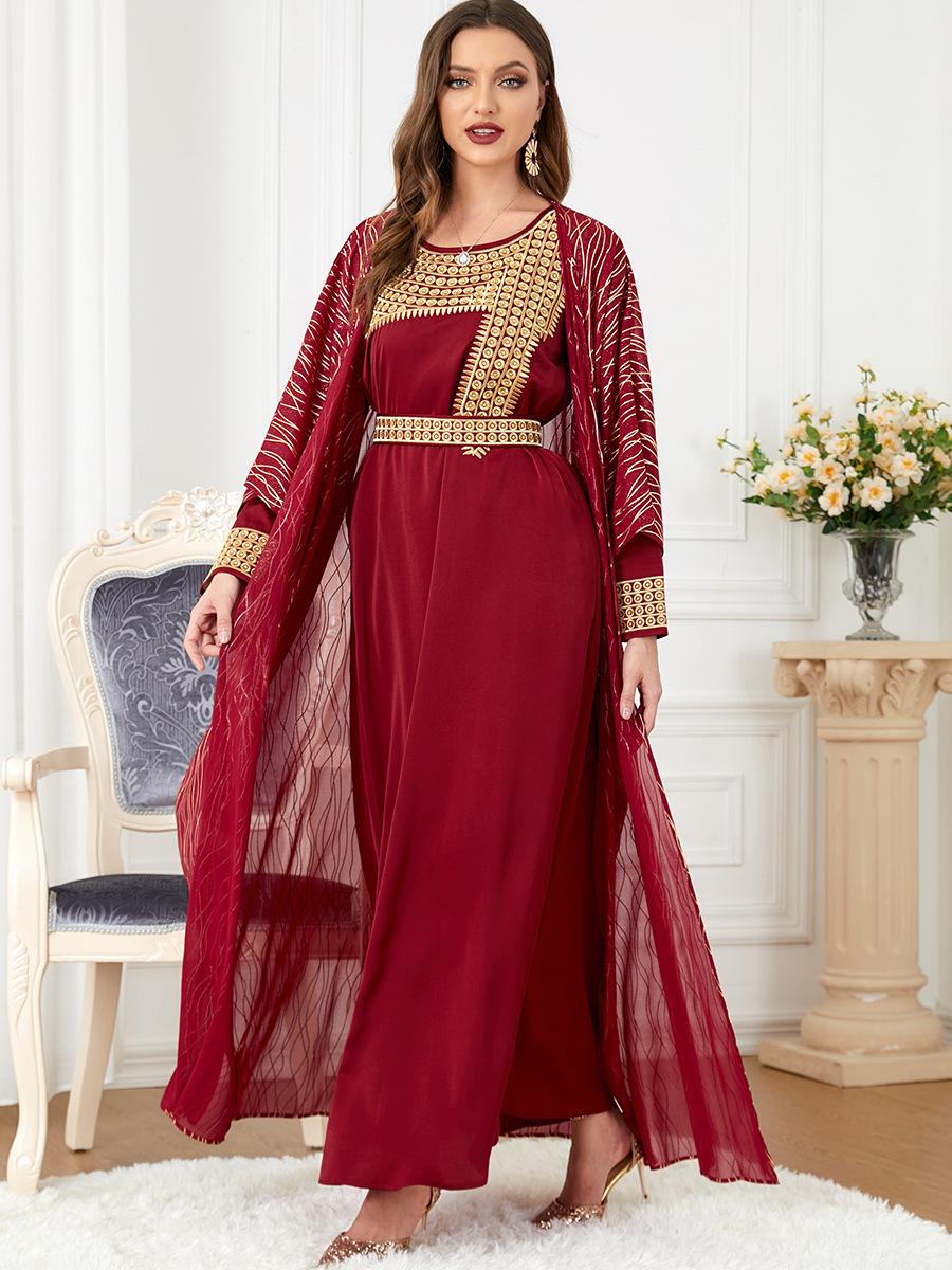HAYA HAYA1059 2pcs Inner Dress  with Cardigan
