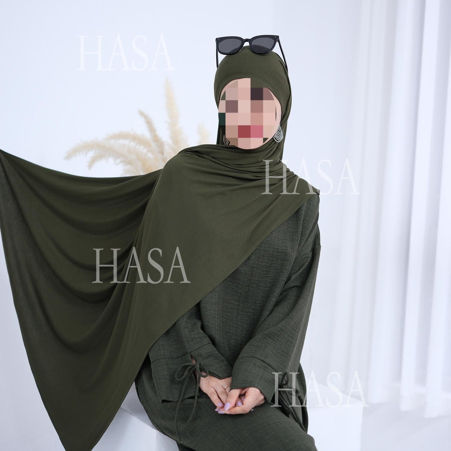 HA6554 Plain Modal Cotton Scarf with Lightweight Comfort
