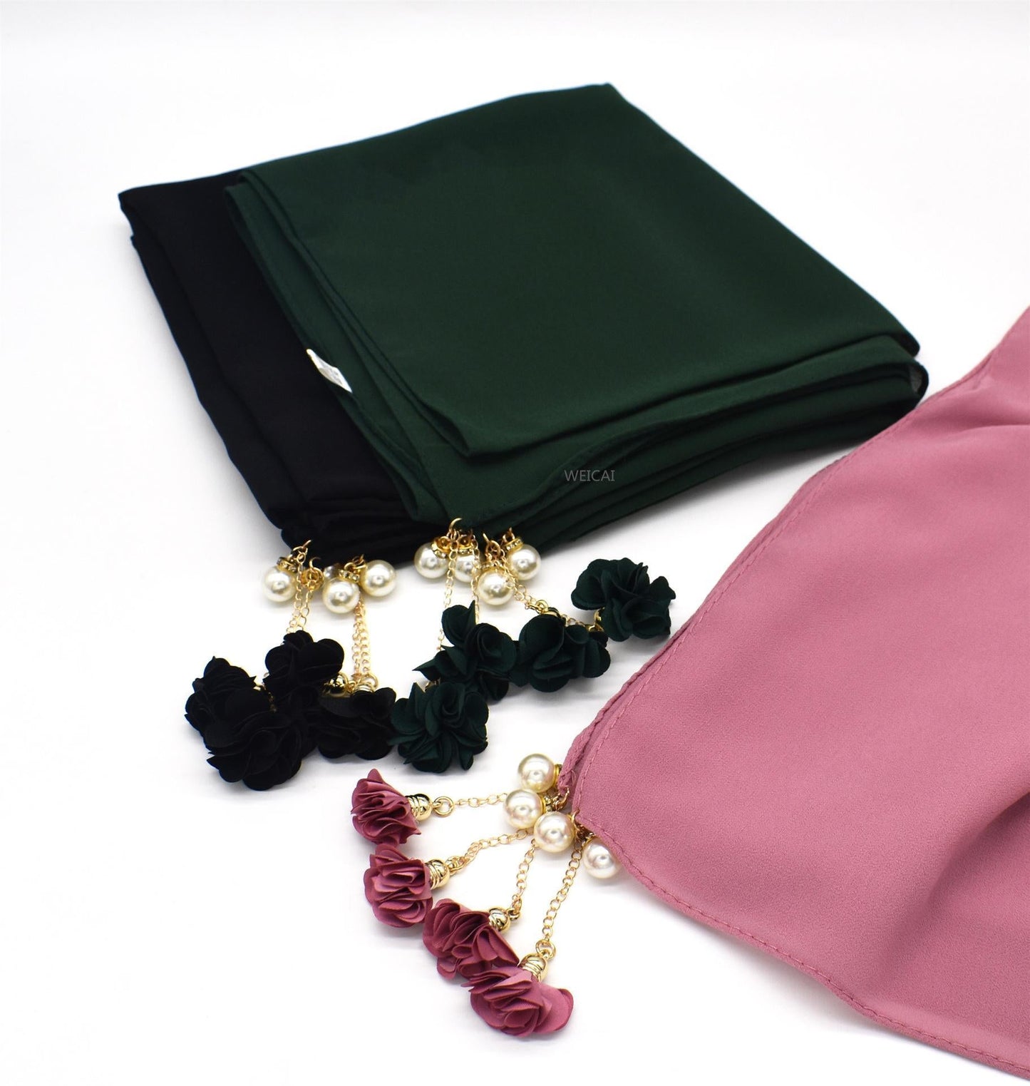 HAYA HAYA1055 Pearl Flower Hijab