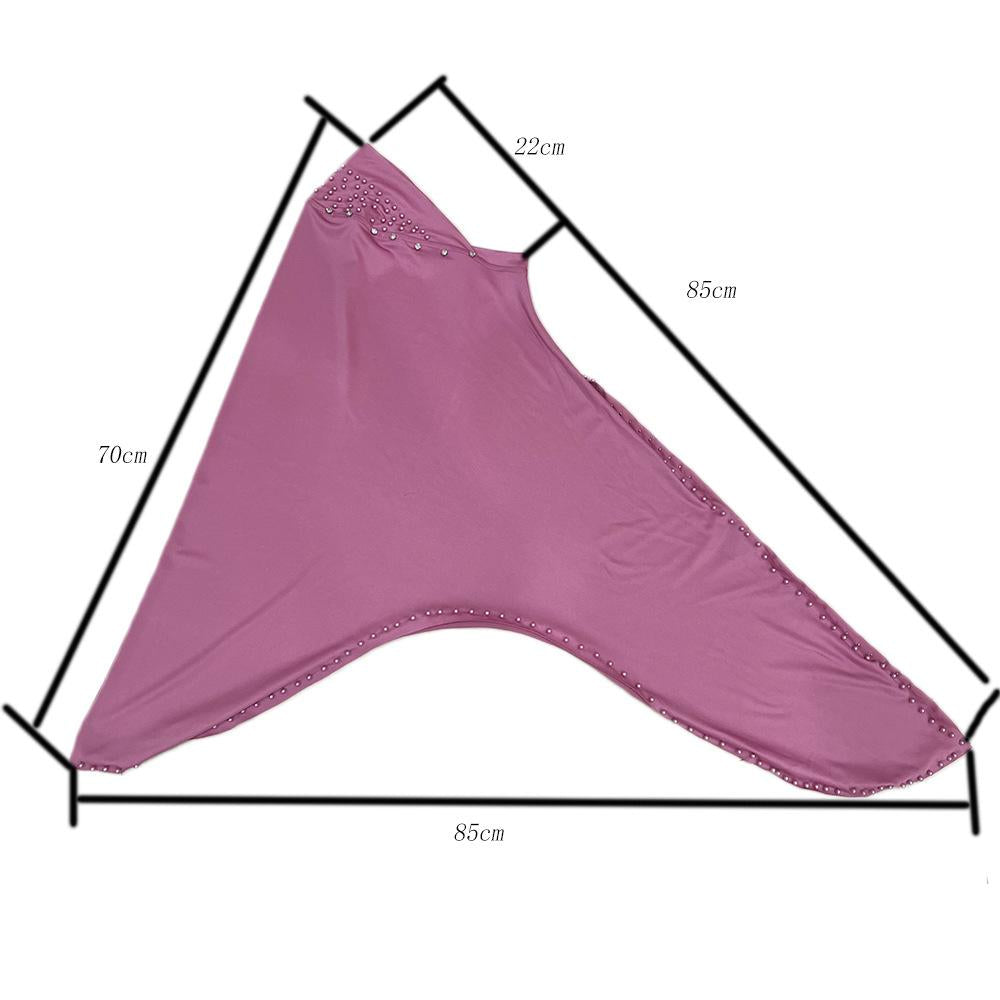 HAYA HA1109 Shawl Ladies Solid Color Scarf