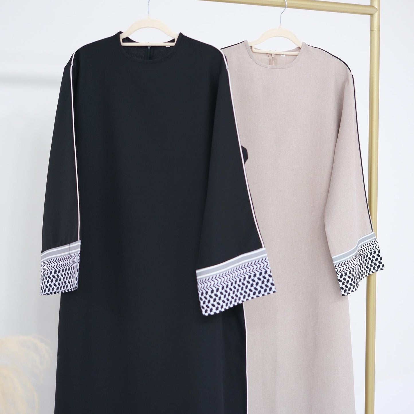 HAYA HA1181 Patchwork Elegant Abaya
