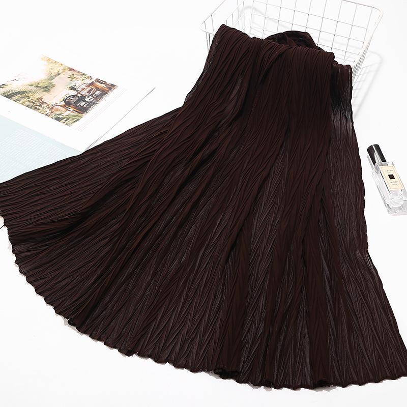 HAYA HA1137 Pearl Chiffon Baotou Scarf
