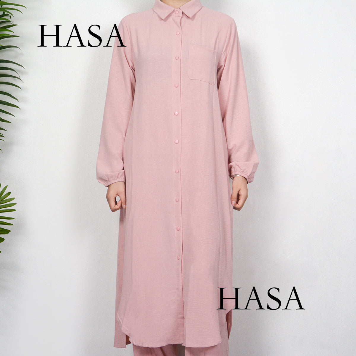 HAYA0628 HAYA  Crepe women's two-piece suit
