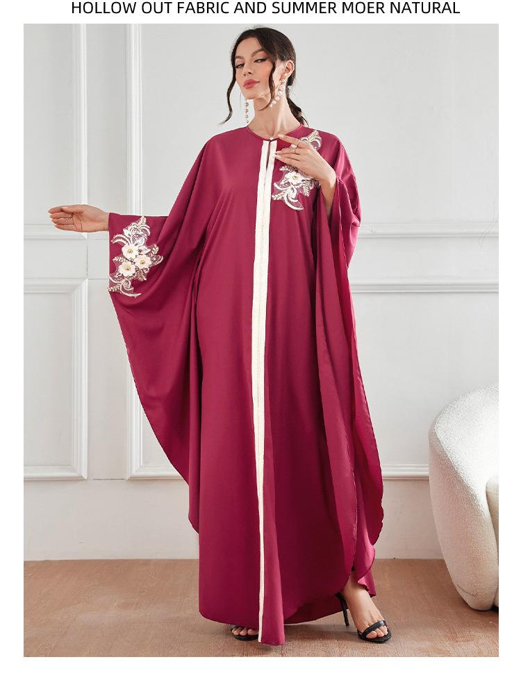 HAYA HAYA1087 New Style Elegant Decal Dress Robe