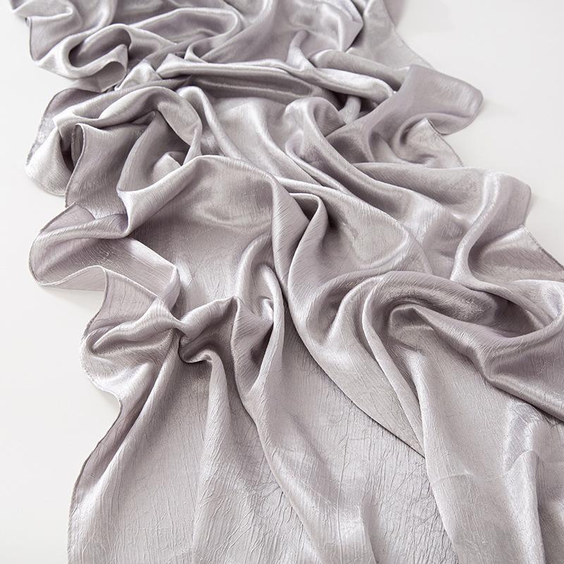 HAYA HA1104 Silk Smooth Headband Shawl Solid Color Headband
