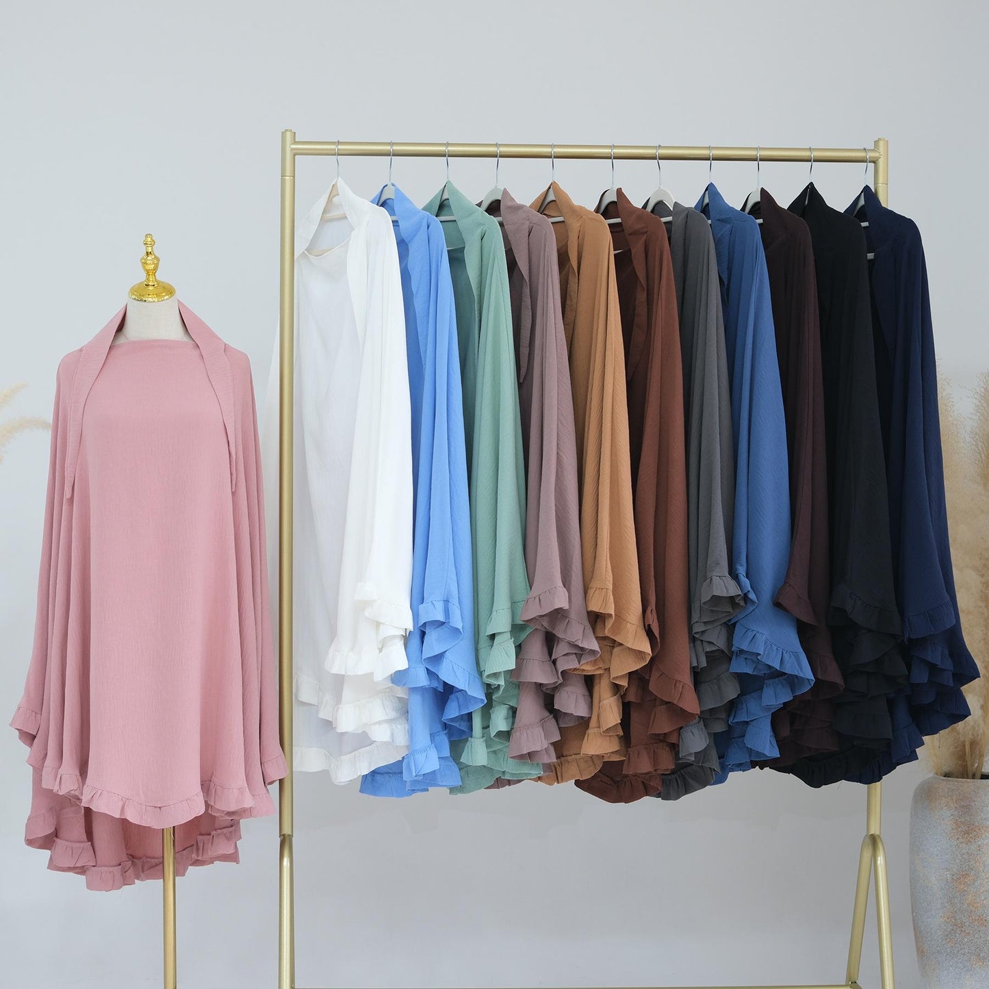 HAYA HAYA0993 Solid Color Headscarf