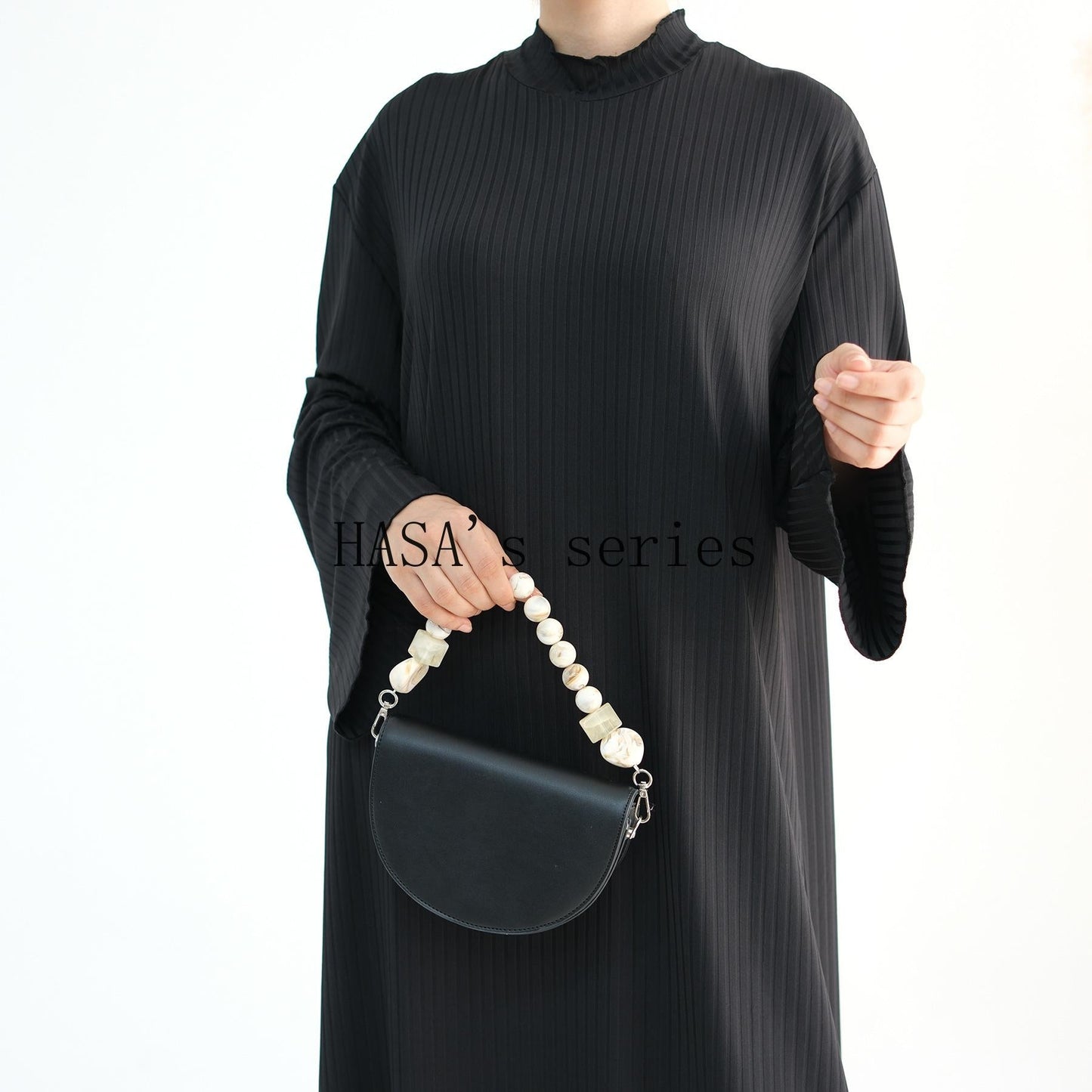HA5509 Beautiful Stand Collar Dress Robe - Lightweight multi-color design, comfortable and stylish party  wear red dress thick  thigh 2  part bow  outfits
