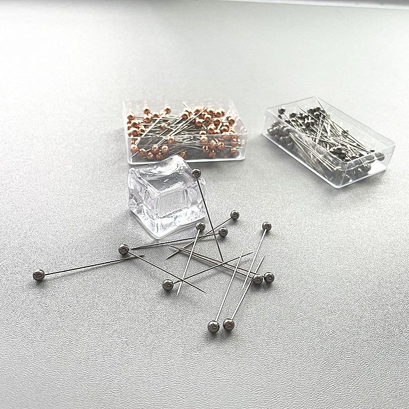 HAYA HAYA1066 100pcs/box Stainless Steel Pearl Breast Needle Scarf Button