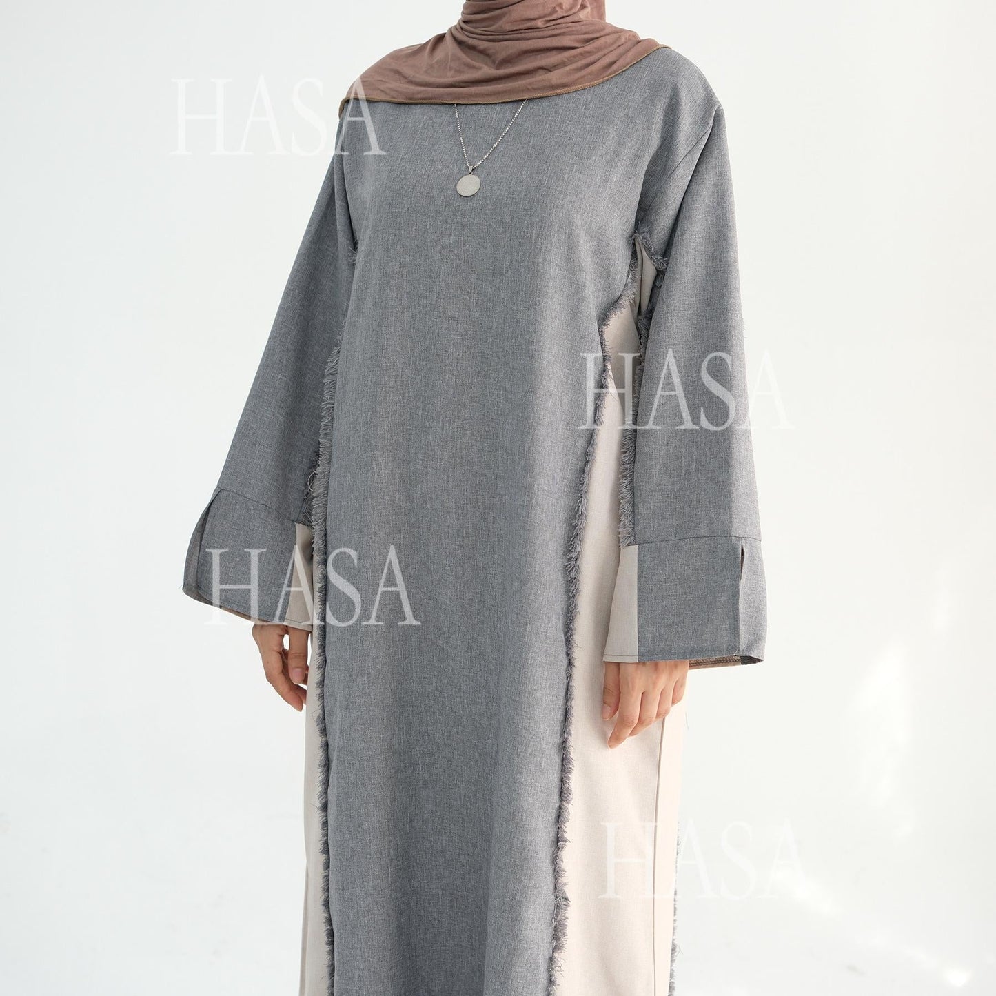 HA5606 Stylish Patchwork Robe - Cardigan and Dress (belt Pockets Only on Dress) party  wear red dress graduation  dress thick  thigh 2  part bow  outfits