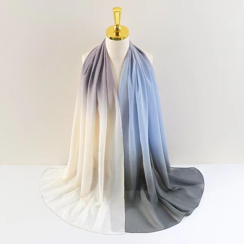 HAYA HA1148 New Gradient Chiffon Headscarf