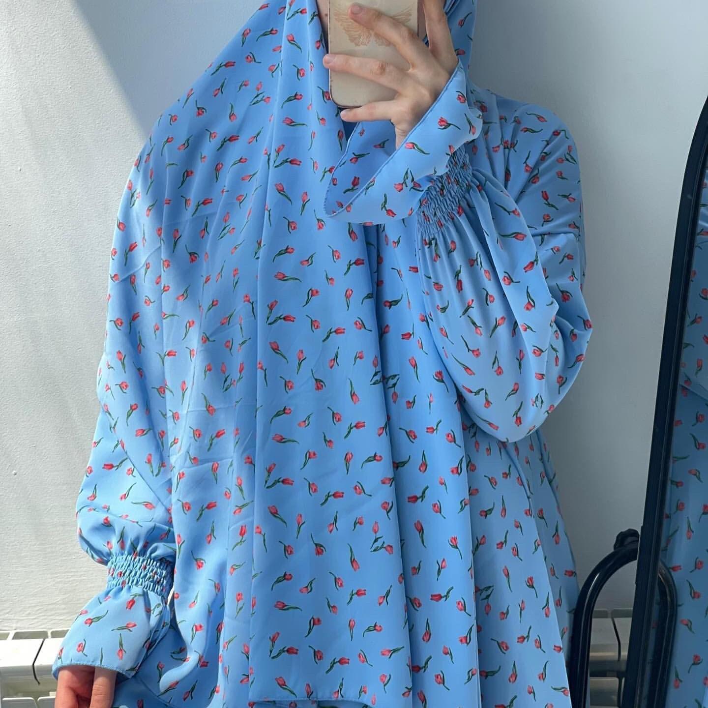 HAYA HAYA1013 Printed Dress Robe