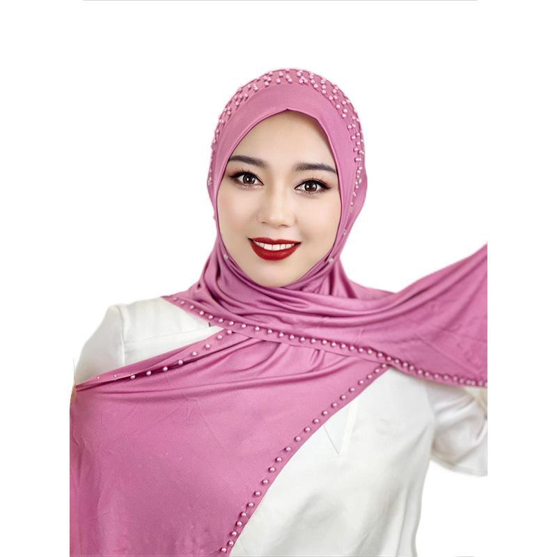 HAYA HA1109 Shawl Ladies Solid Color Scarf