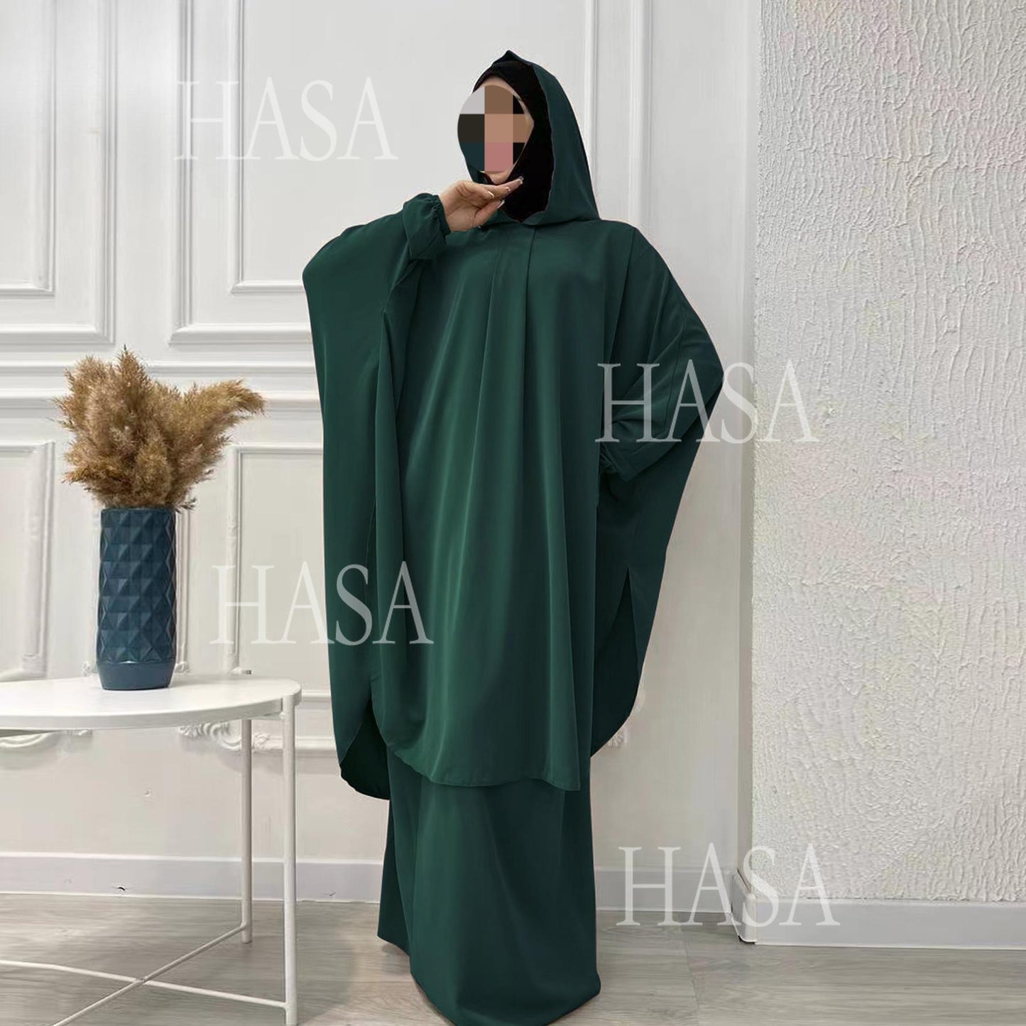 HA6583 Women's Loose Long Robe Suit