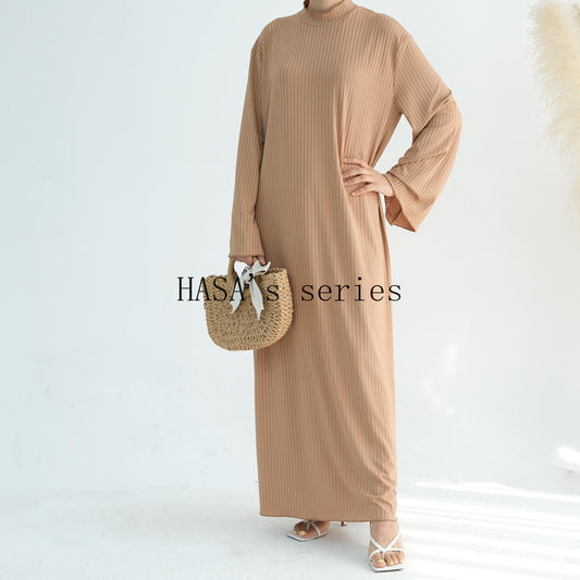 HA5509 Beautiful Stand Collar Dress Robe - Lightweight multi-color design, comfortable and stylish party  wear red dress thick  thigh 2  part bow  outfits