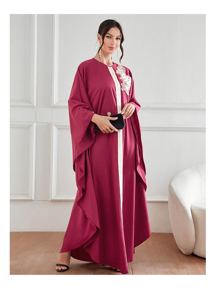 HAYA HAYA1087 New Style Elegant Decal Dress Robe
