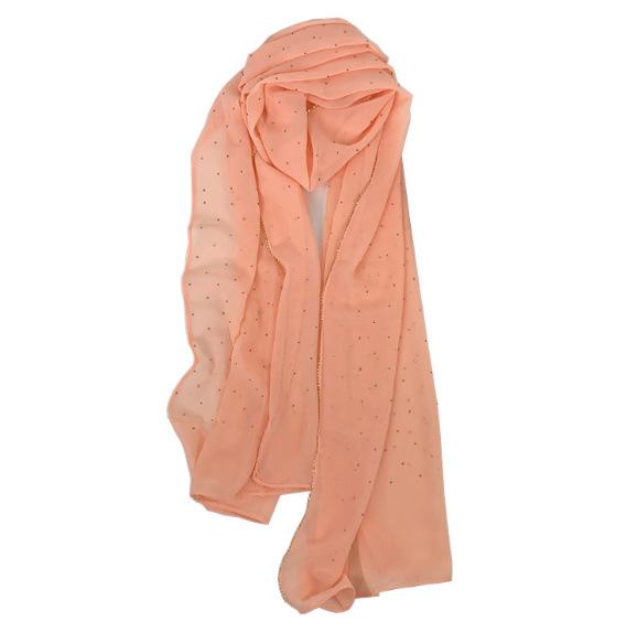 HAYA HAYA1063 Pearl Chiffon Diamond Headband