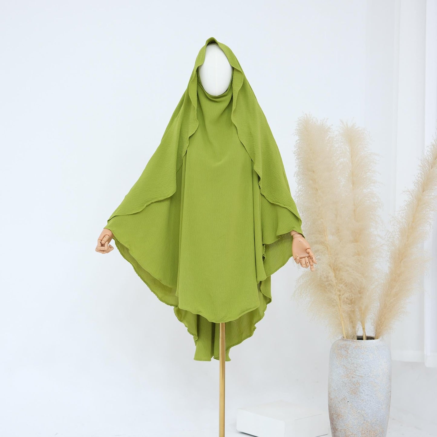 HA5441 Premium Multi-Color Solid Bandana - Loose Shawl Style circle  hijab