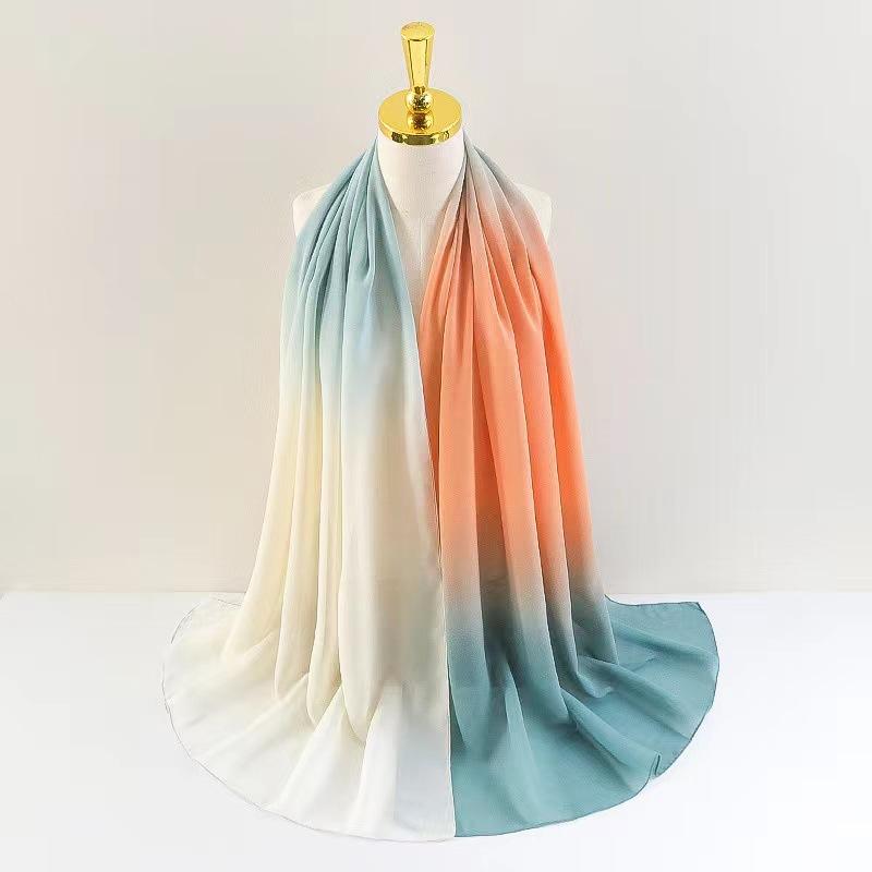 HAYA HA1148 New Gradient Chiffon Headscarf