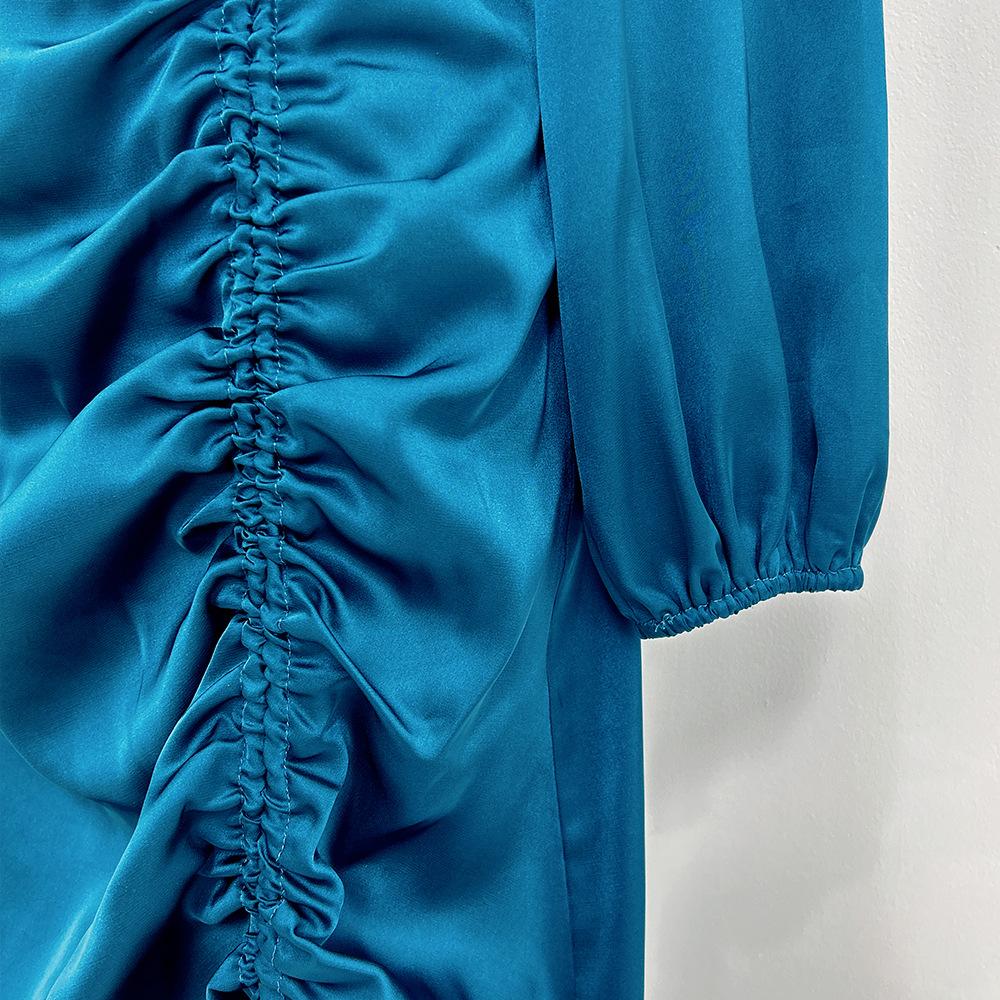 HAYA HAYA1045 Solid Color Large Robe Dress