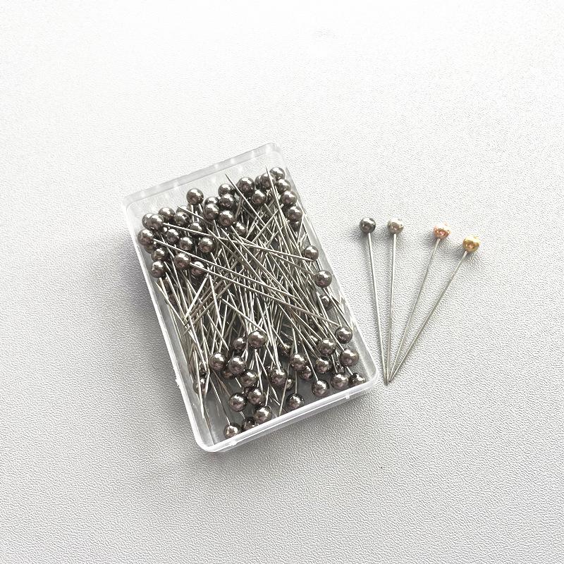 HAYA HAYA1066 100pcs/box Stainless Steel Pearl Breast Needle Scarf Button