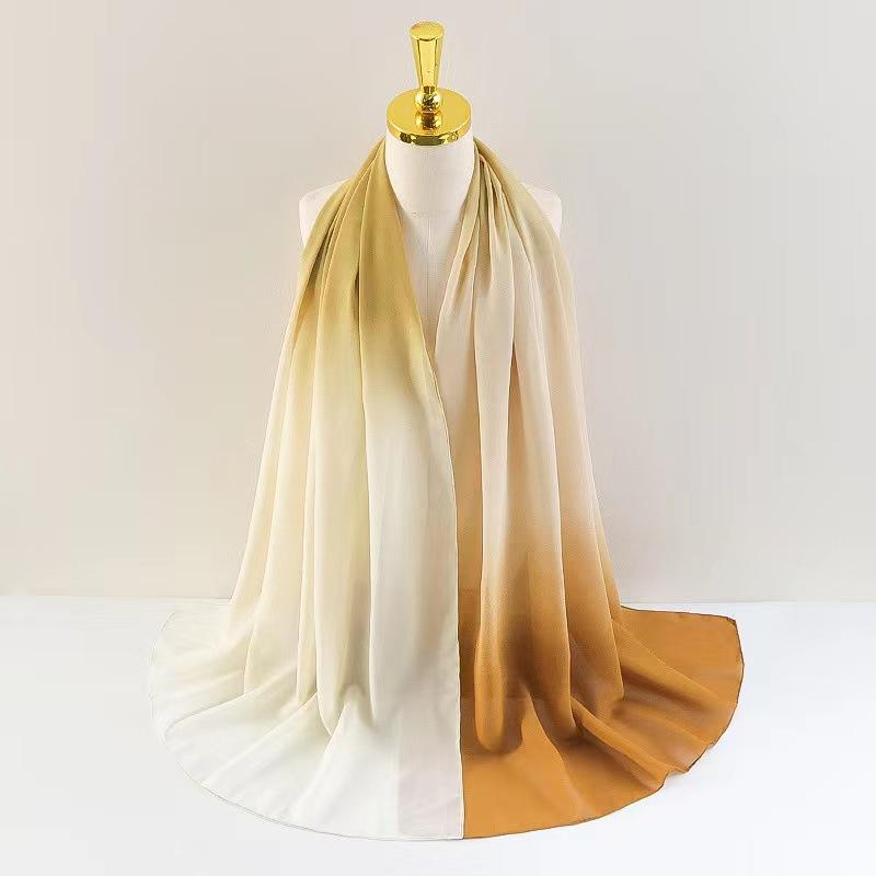 HAYA HA1148 New Gradient Chiffon Headscarf