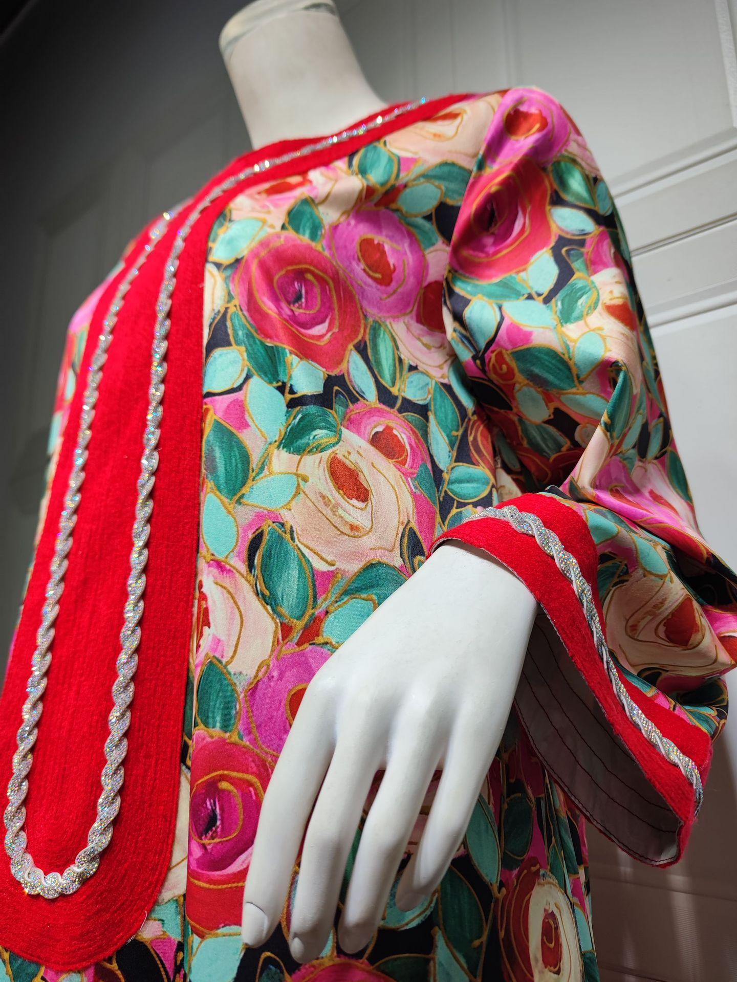 HAYA HAYA1073 Fashionable Embroidered Dress