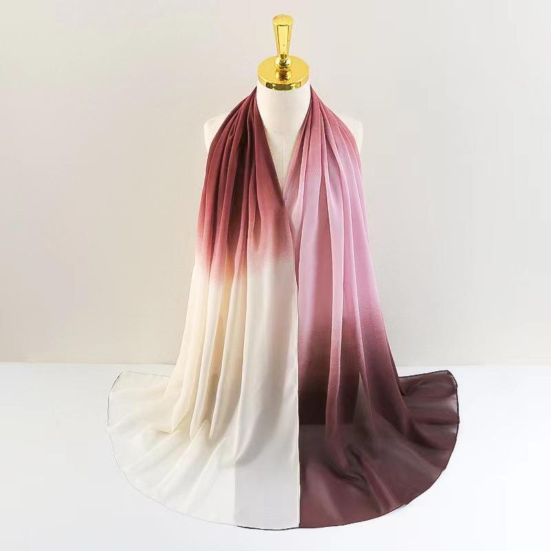 HAYA HA1148 New Gradient Chiffon Headscarf