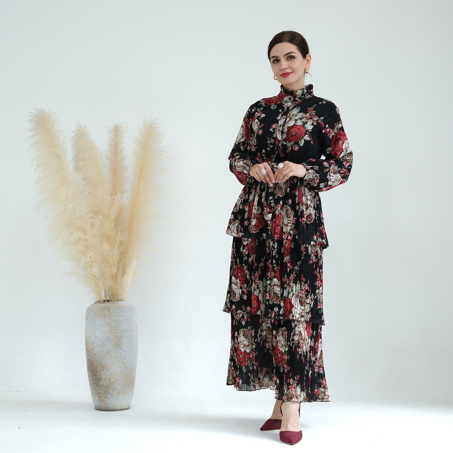 HAYA HAYA1008 Pure Beauty Printed Dress