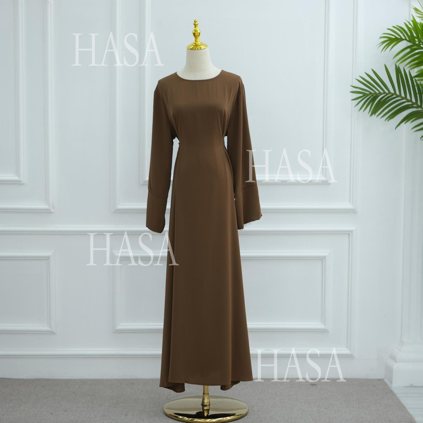 HASA's series HA6507 Simple style spliced lace robe dress (headscarf not included)