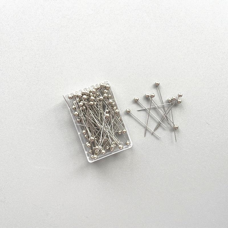 HAYA HAYA1066 100pcs/box Stainless Steel Pearl Breast Needle Scarf Button