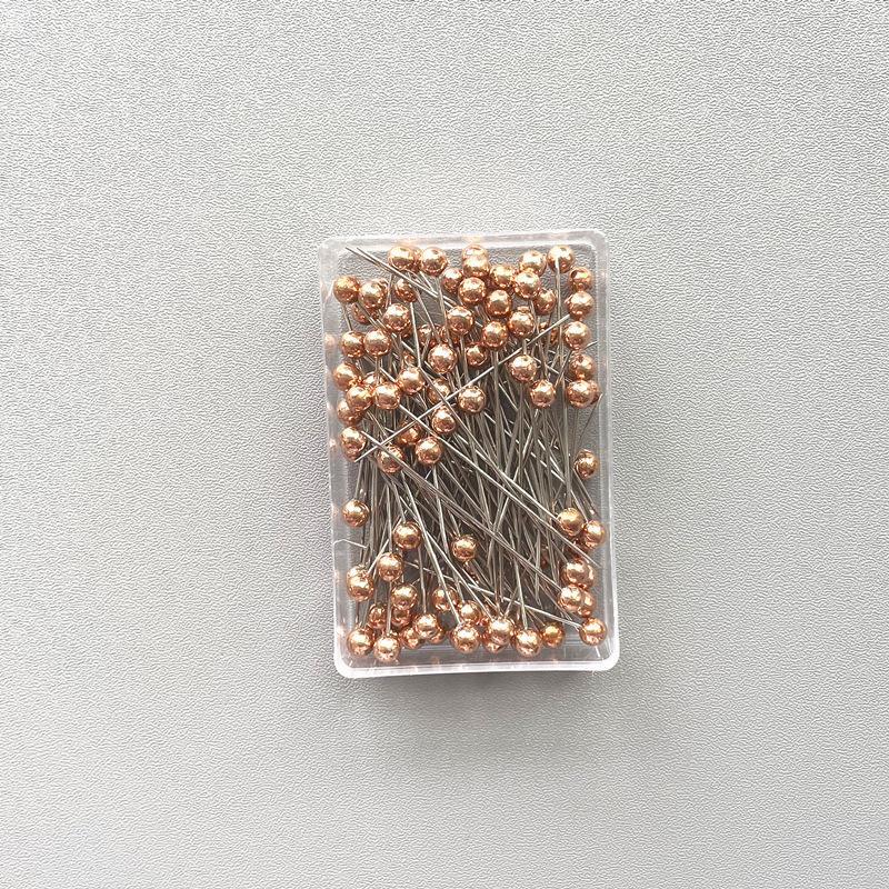HAYA HAYA1066 100pcs/box Stainless Steel Pearl Breast Needle Scarf Button