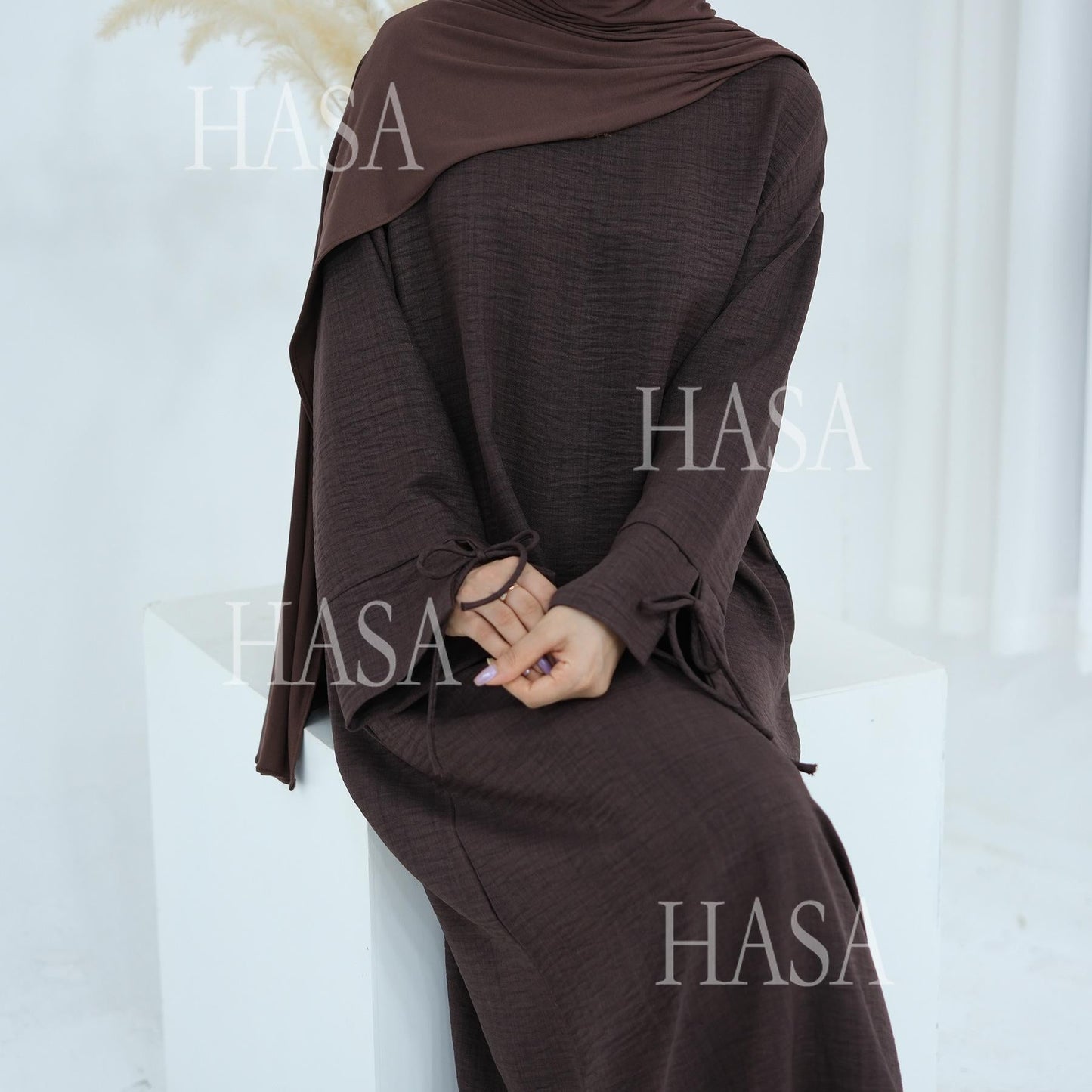 HA6554 Plain Modal Cotton Scarf with Lightweight Comfort