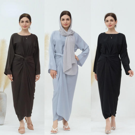 HAYA HAYA1010 2PCS Set Fashion Top and Skirt