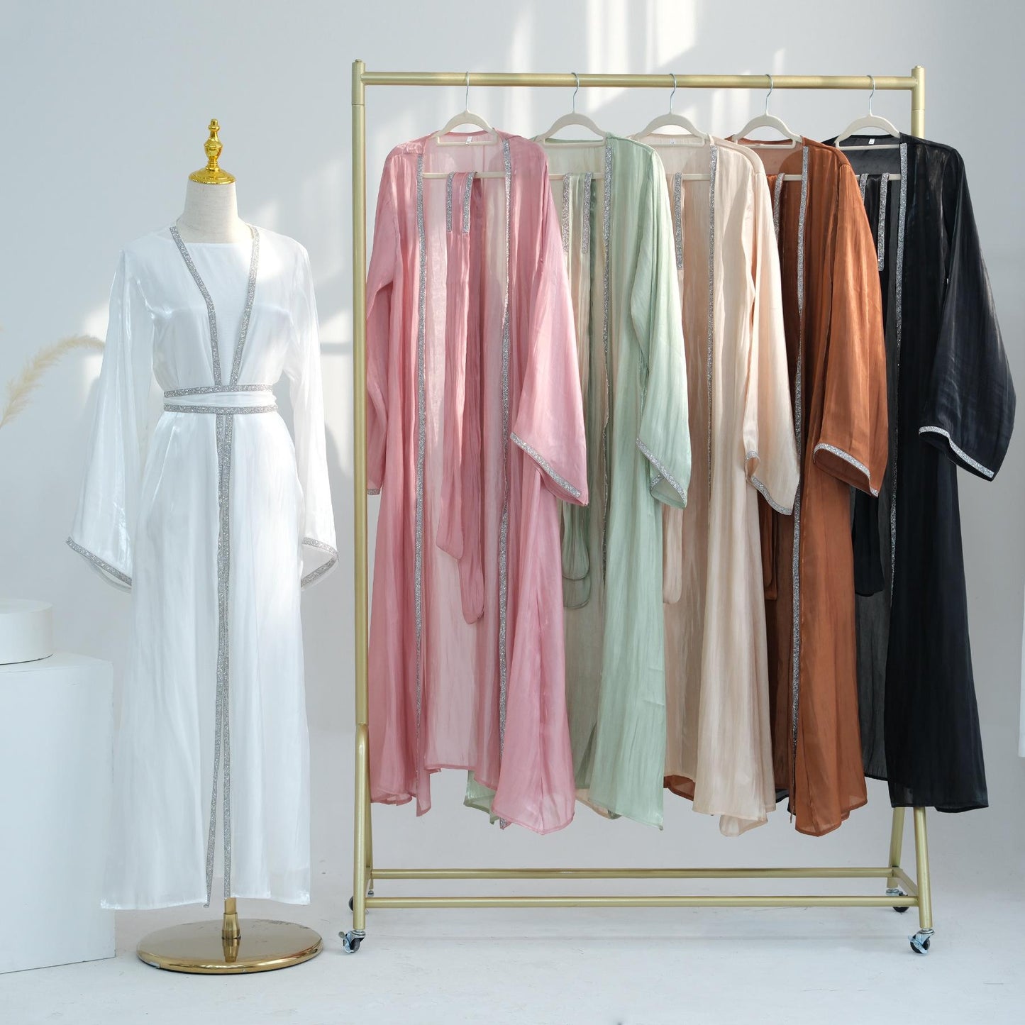 HAYA HA1185 3pcs Set Cardigan+Inner Dress+Hijab